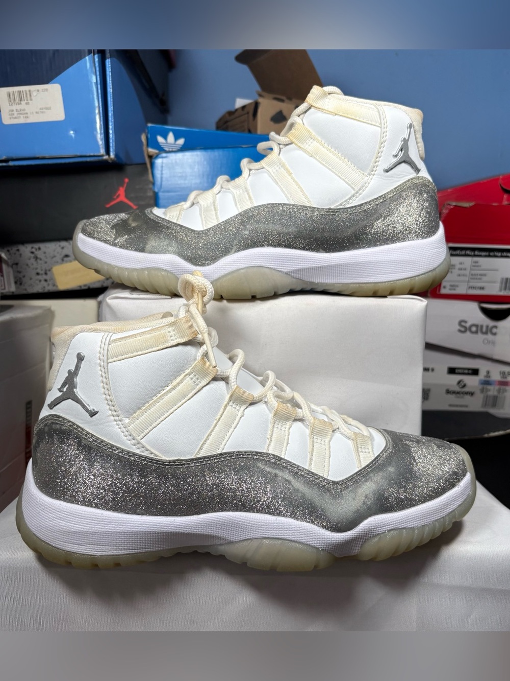 Size 7 - Air Jordan 11 Retro Vast Grey W